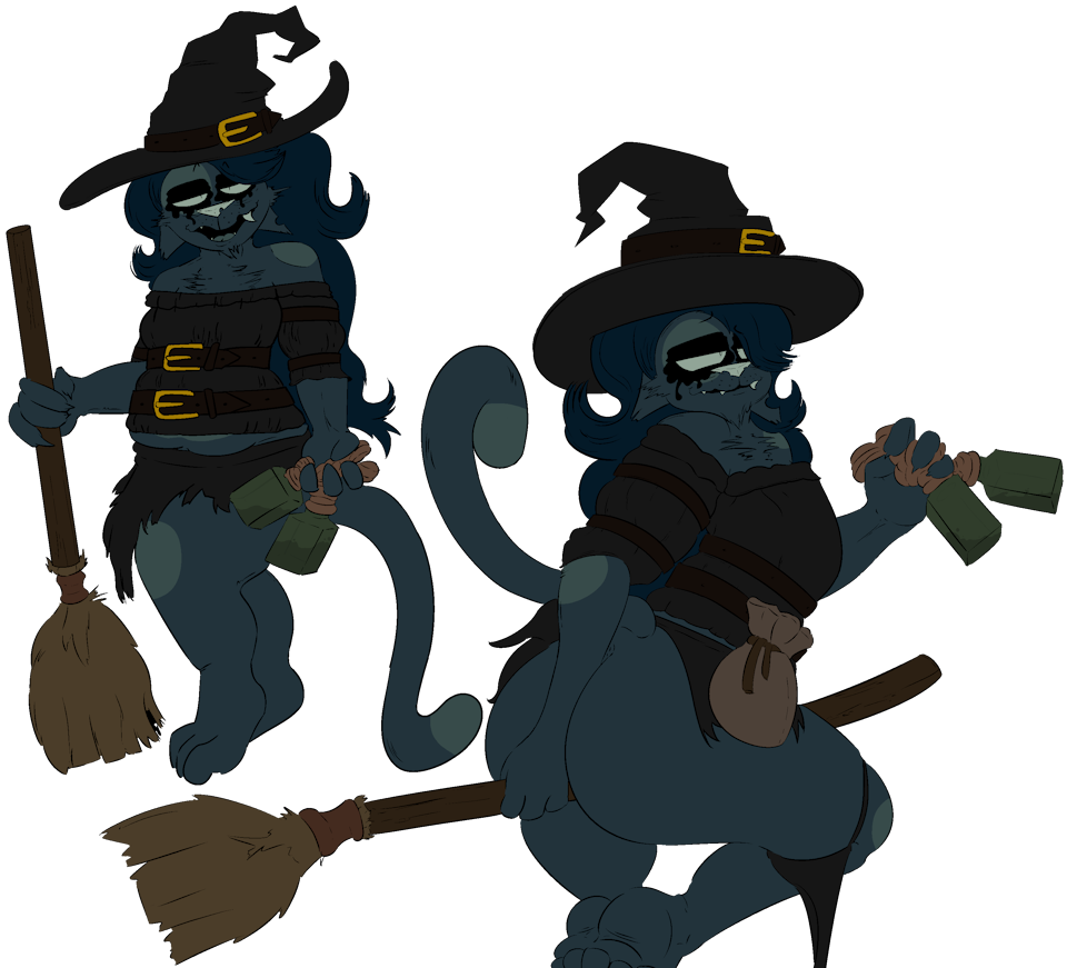 front and back character reference